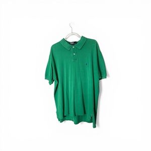 Polo Ralph Lauren Size XL Green Short Sleeve Polo 100% Cotton